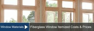 fiberglass windows cost
