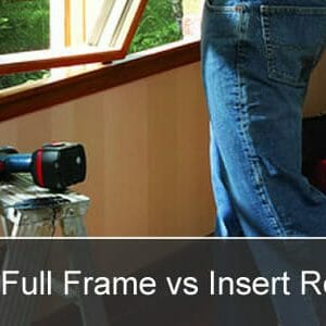 full frame vs insert window replacement