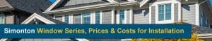 Simonton window series, prices and costs